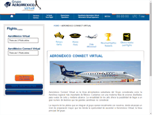 Tablet Screenshot of connect.aeromexicovirtual.org.mx